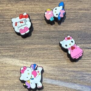 Hello Kitty Pink and Blue Croc Shoe Charms